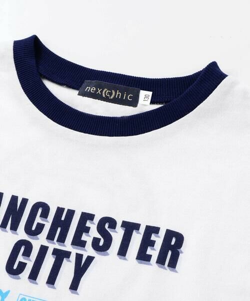 nexchic / ネクシック Tシャツ | 【Manchester City(マンチェスターシティ)コレクション】天竺バックロゴ半袖Tシャツ(110~150cm) | 詳細7