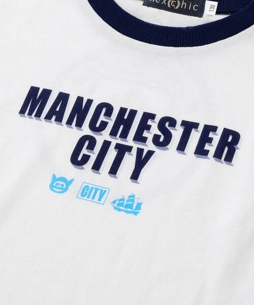 nexchic / ネクシック Tシャツ | 【Manchester City(マンチェスターシティ)コレクション】天竺バックロゴ半袖Tシャツ(110~150cm) | 詳細8
