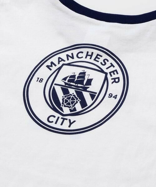 nexchic / ネクシック Tシャツ | 【Manchester City(マンチェスターシティ)コレクション】天竺バックロゴ半袖Tシャツ(110~150cm) | 詳細10
