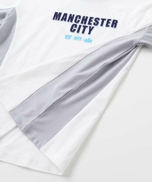 nexchic / ネクシック Tシャツ | 【Manchester City(マンチェスターシティ)コレクション】天竺バックロゴ半袖Tシャツ(110~150cm) | 詳細11