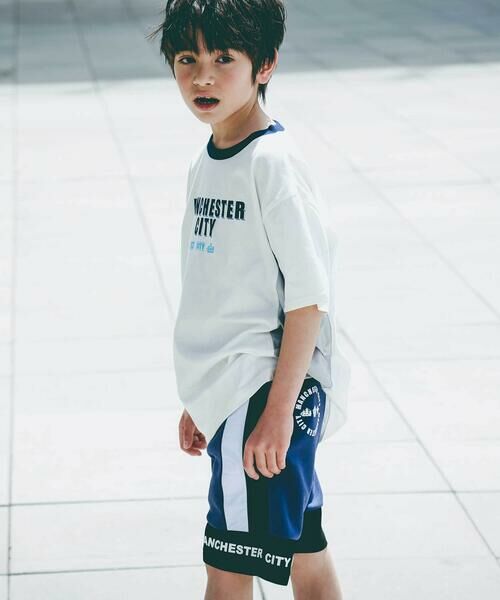 nexchic / ネクシック Tシャツ | 【Manchester City(マンチェスターシティ)コレクション】天竺バックロゴ半袖Tシャツ(110~150cm) | 詳細4