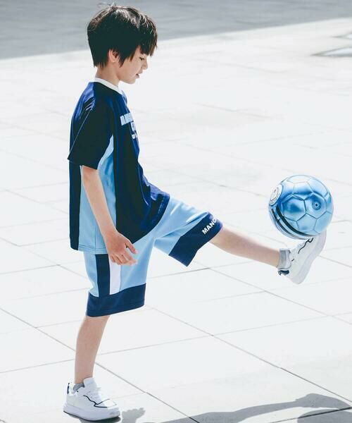 nexchic / ネクシック Tシャツ | 【Manchester City(マンチェスターシティ)コレクション】天竺バックロゴ半袖Tシャツ(110~150cm) | 詳細17