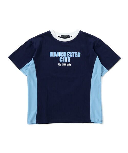 nexchic / ネクシック Tシャツ | 【Manchester City(マンチェスターシティ)コレクション】天竺バックロゴ半袖Tシャツ(110~150cm) | 詳細18