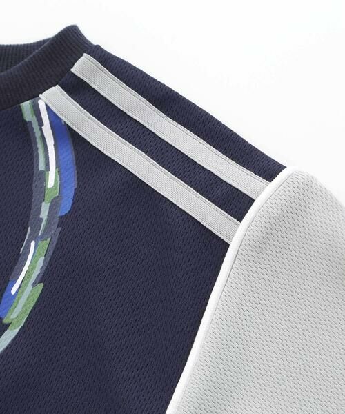 nexchic / ネクシック Tシャツ | 【接触冷感】ヘッドフォンプリントドライメッシュ半袖Tシャツ(110~150cm) | 詳細12