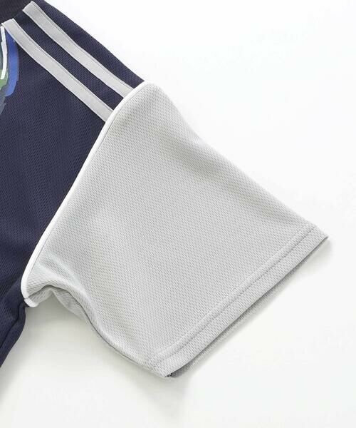 nexchic / ネクシック Tシャツ | 【接触冷感】ヘッドフォンプリントドライメッシュ半袖Tシャツ(110~150cm) | 詳細13