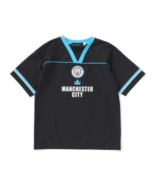 nexchic / ネクシック Tシャツ | 【Manchester City(マンチェスターシティ)コレクション】Vネックメッシュ半袖Tシャツ(110~150cm) | 詳細4