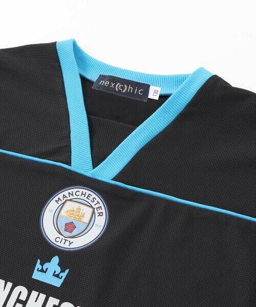 nexchic / ネクシック Tシャツ | 【Manchester City(マンチェスターシティ)コレクション】Vネックメッシュ半袖Tシャツ(110~150cm) | 詳細6