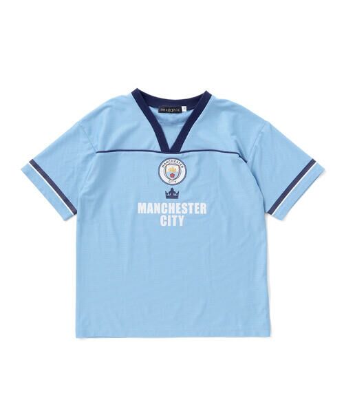 nexchic / ネクシック Tシャツ | 【Manchester City(マンチェスターシティ)コレクション】Vネックメッシュ半袖Tシャツ(110~150cm) | 詳細15