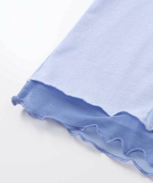 nexchic / ネクシック Tシャツ | 【速乾/接触冷感】チュールフリル付き半袖Tシャツ(110~150cm) | 詳細8