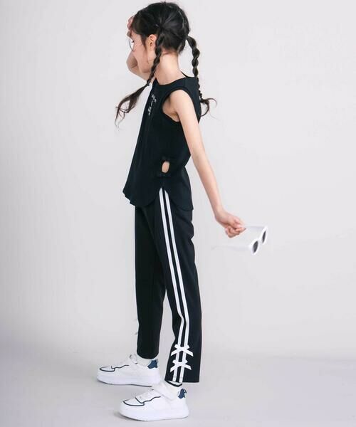 nexchic / ネクシック タンクトップ | 無地ボーダーテレコタンクトップ(110~150cm) | 詳細2