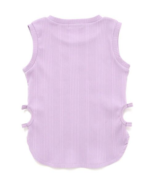 nexchic / ネクシック タンクトップ | 無地ボーダーテレコタンクトップ(110~150cm) | 詳細6