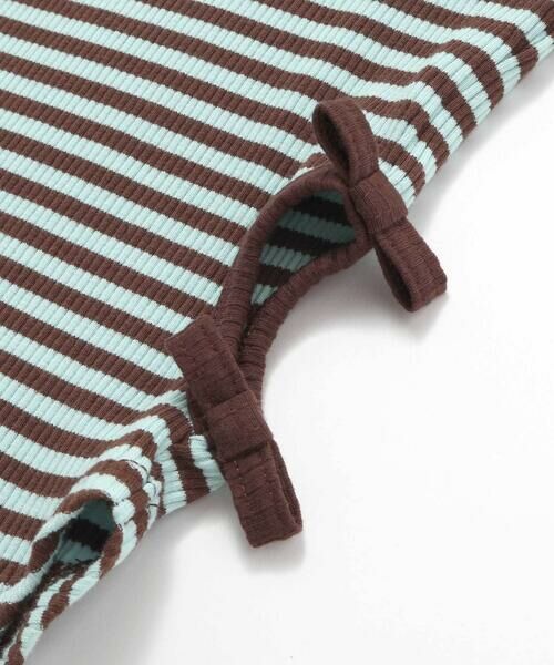 nexchic / ネクシック タンクトップ | 無地ボーダーテレコタンクトップ(110~150cm) | 詳細13