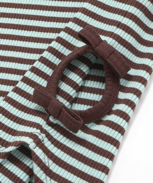 nexchic / ネクシック タンクトップ | 無地ボーダーテレコタンクトップ(110~150cm) | 詳細14