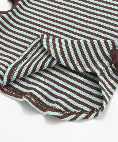 nexchic / ネクシック タンクトップ | 無地ボーダーテレコタンクトップ(110~150cm) | 詳細15