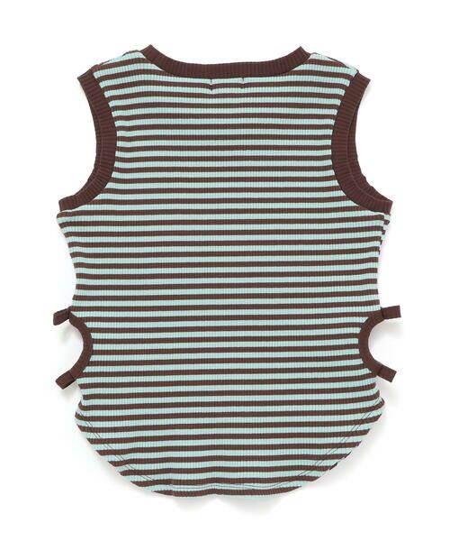 nexchic / ネクシック タンクトップ | 無地ボーダーテレコタンクトップ(110~150cm) | 詳細9