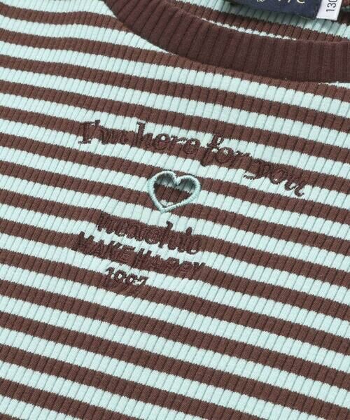 nexchic / ネクシック タンクトップ | 無地ボーダーテレコタンクトップ(110~150cm) | 詳細11