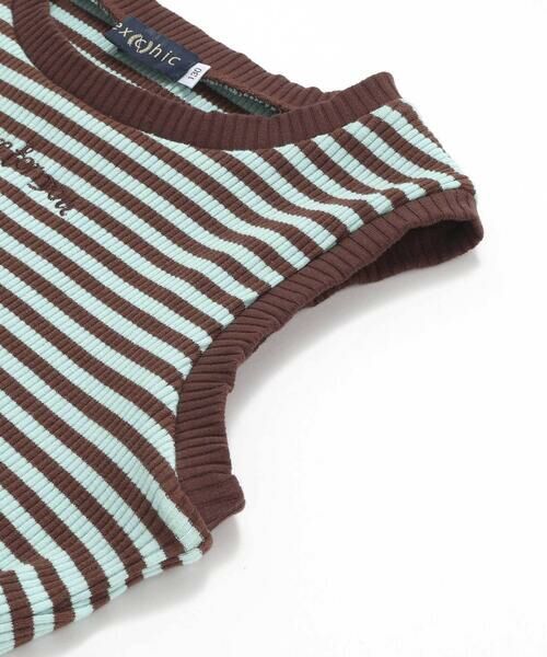 nexchic / ネクシック タンクトップ | 無地ボーダーテレコタンクトップ(110~150cm) | 詳細12