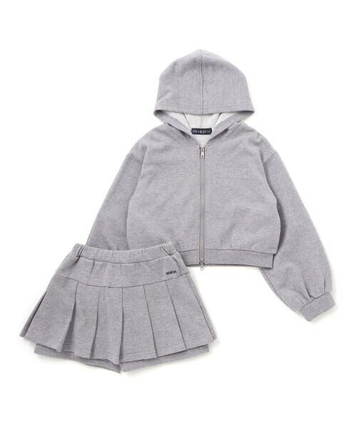nexchic / ネクシック パーカー | ダブルファスナーパーカー+スカパンセットアップ(110~150cm) | 詳細13