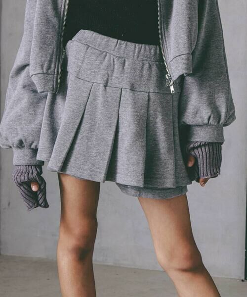 nexchic / ネクシック パーカー | ダブルファスナーパーカー+スカパンセットアップ(110~150cm) | 詳細11