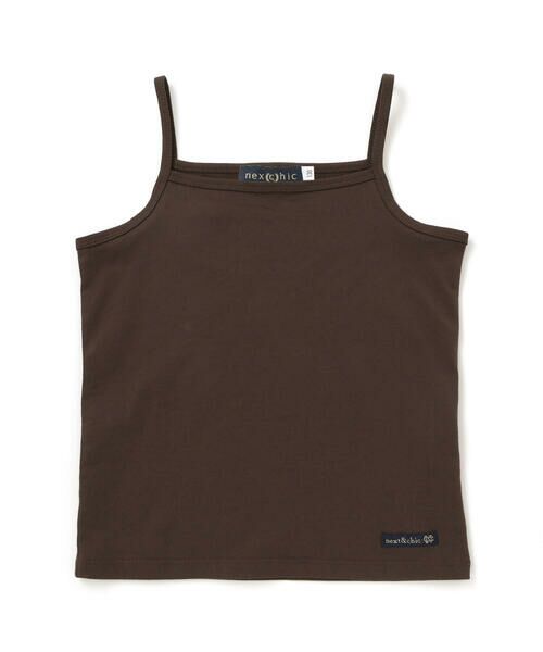 nexchic / ネクシック スウェット | レースロゴパッチトレーナー+キャミソールセット(110~150cm) | 詳細6