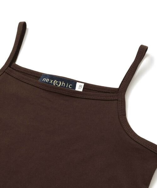 nexchic / ネクシック スウェット | レースロゴパッチトレーナー+キャミソールセット(110~150cm) | 詳細12