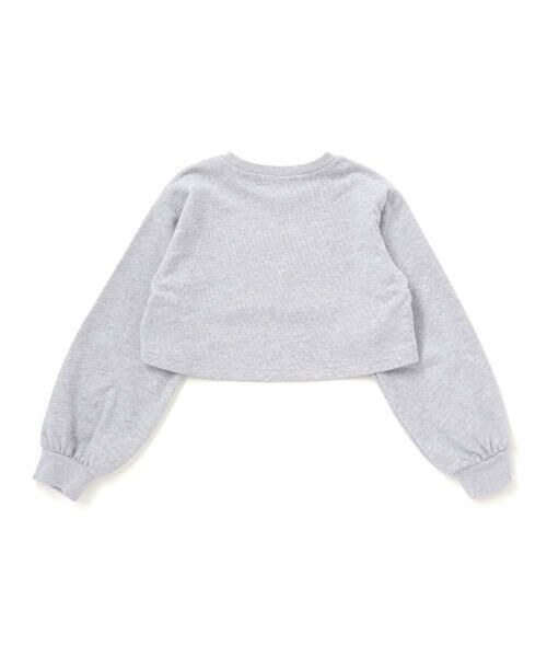 nexchic / ネクシック スウェット | レースロゴパッチトレーナー+キャミソールセット(110~150cm) | 詳細20