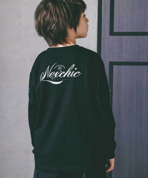 nexchic / ネクシック Tシャツ | パッチ付きベスト+天竺長袖Tシャツセット(110~150cm) | 詳細17