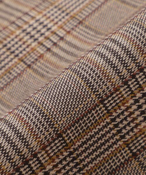 nexchic / ネクシック ブルゾン | フェイクレザー&チェック柄ブルゾン(110~150cm) | 詳細21