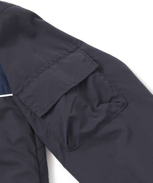 nexchic / ネクシック ブルゾン | ダブルファスナーバイカラータフタジャケット(110~150cm) | 詳細14