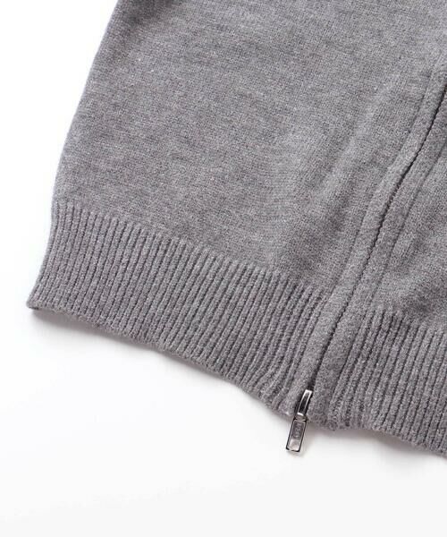 nexchic / ネクシック ノーカラージャケット | ニットジップトラックジャケット(110~150cm) | 詳細11