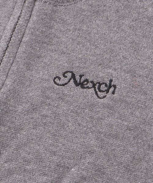 nexchic / ネクシック ノーカラージャケット | ニットジップトラックジャケット(110~150cm) | 詳細9