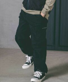 nexchic / ネクシック チノ・ワークパンツ | タフタデニムバックプリントカーゴパンツ(110~150cm)