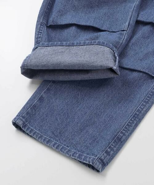 nexchic / ネクシック チノ・ワークパンツ | タフタデニムバックプリントカーゴパンツ(110~150cm) | 詳細19