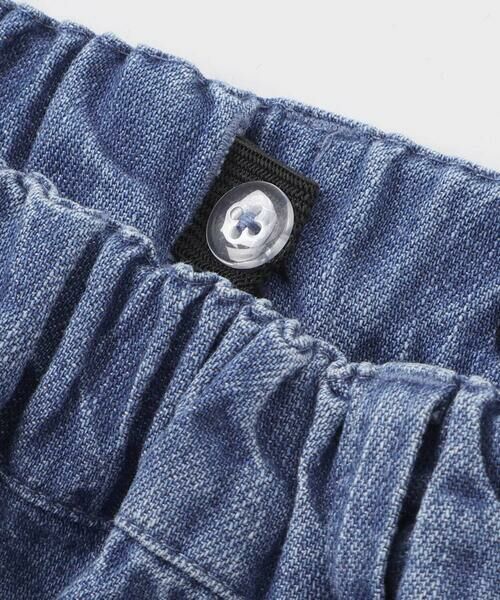 nexchic / ネクシック チノ・ワークパンツ | タフタデニムバックプリントカーゴパンツ(110~150cm) | 詳細20