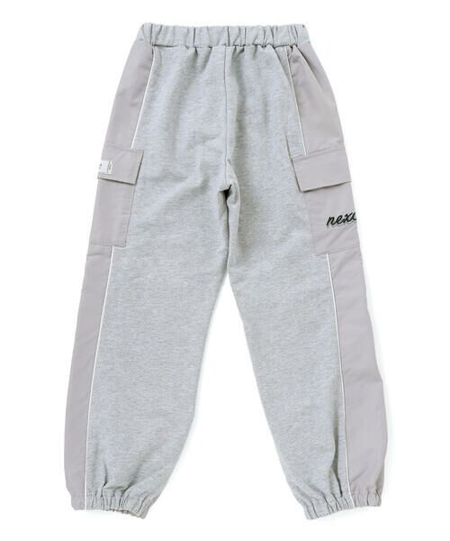 nexchic/ネクシック 【お揃い】タフタxミニウラゲ切り替えパンツ(110~150cm) グレー 150cm nexchic/ネクシック 【お揃い】タフタxミニウラゲ切り替えパンツ(110~150cm) グレー 150cm