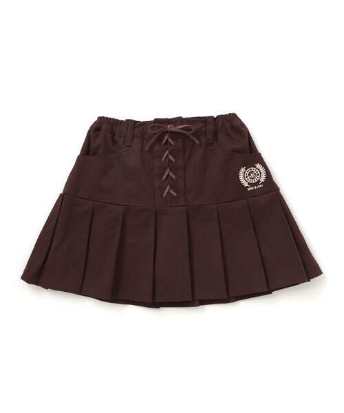 nexchic / ネクシック その他パンツ | 編み上げプリーツスカパン(110~150cm) | 詳細3