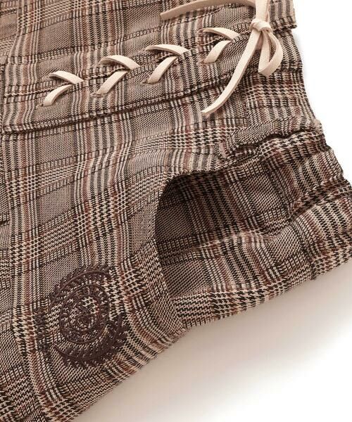 nexchic / ネクシック その他パンツ | 編み上げプリーツスカパン(110~150cm) | 詳細14