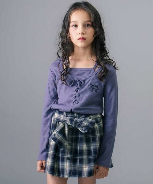 nexchic / ネクシック その他パンツ | ウエスト巻袖付きスカパン(110~150cm) | 詳細8