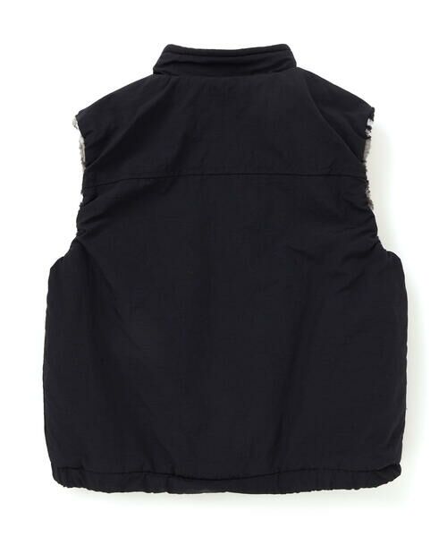nexchic / ネクシック ベスト | タフタxボアリバーシブルベスト(110~150cm) | 詳細6