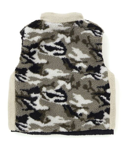 nexchic / ネクシック ベスト | タフタxボアリバーシブルベスト(110~150cm) | 詳細8