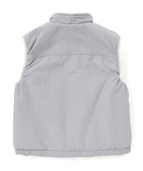 nexchic / ネクシック ベスト | タフタxボアリバーシブルベスト(110~150cm) | 詳細14