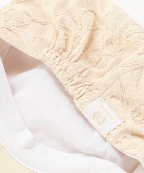 nexchic / ネクシック ハット | ドットチェックストライプ花刺しゅうハンチング帽 | 詳細4