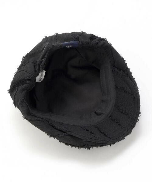 nexchic / ネクシック ハット | ドットチェックストライプ花刺しゅうハンチング帽 | 詳細10