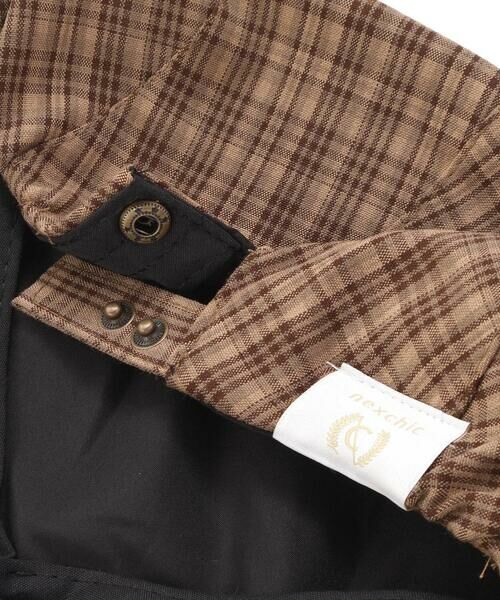 nexchic / ネクシック ハット | ドットチェックストライプ花刺しゅうハンチング帽 | 詳細15