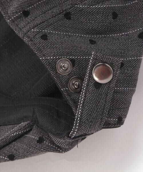 nexchic / ネクシック ハット | ドットチェックストライプ花刺しゅうハンチング帽 | 詳細20