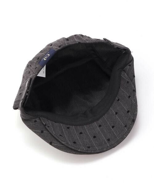 nexchic / ネクシック ハット | ドットチェックストライプ花刺しゅうハンチング帽 | 詳細21