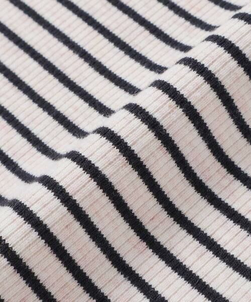 nexchic / ネクシック Tシャツ | 肩開きラインストーンロゴテレコ長袖Tシャツ(110~150cm) | 詳細20