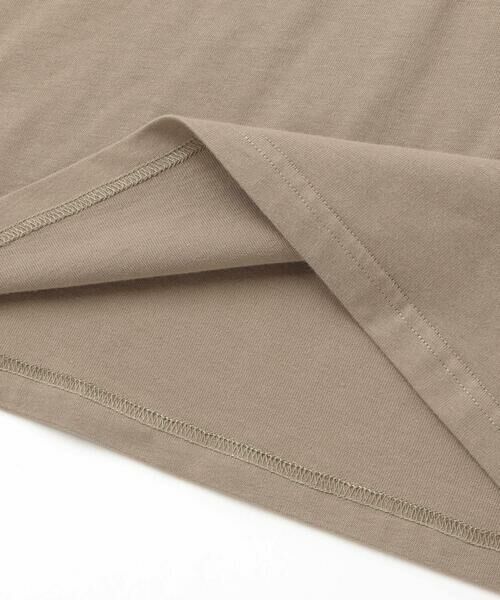 nexchic / ネクシック Tシャツ | バッグロゴパッチ天竺&マルチボーダー長袖Tシャツ(110~150cm) | 詳細11