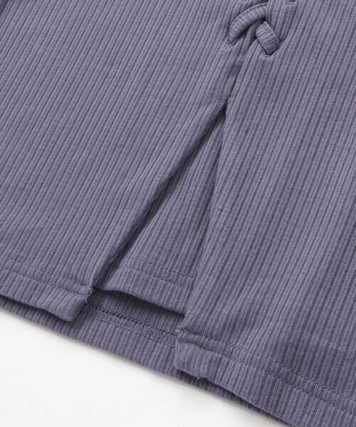 nexchic / ネクシック Tシャツ | テレコキャミソールレイヤード長袖Tシャツ(110~150cm) | 詳細10