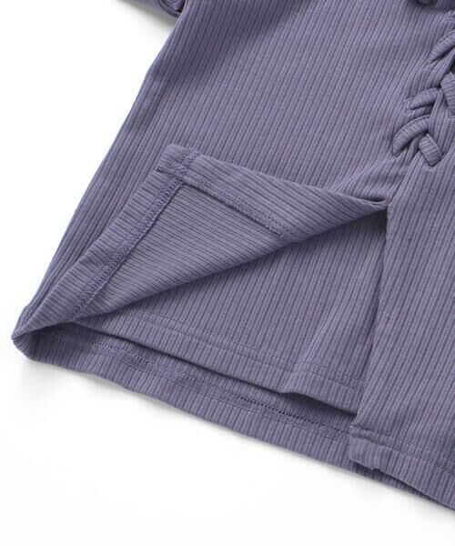 nexchic / ネクシック Tシャツ | テレコキャミソールレイヤード長袖Tシャツ(110~150cm) | 詳細11